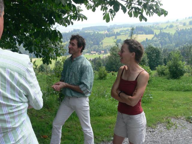 Klaus und Cathi Moll-Hochholzer von der Alpe Stoffelberg